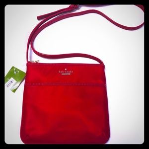 Kate Spade Red Vienna Crossbody Purse.